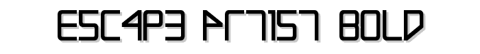 Escape Artist Bold font